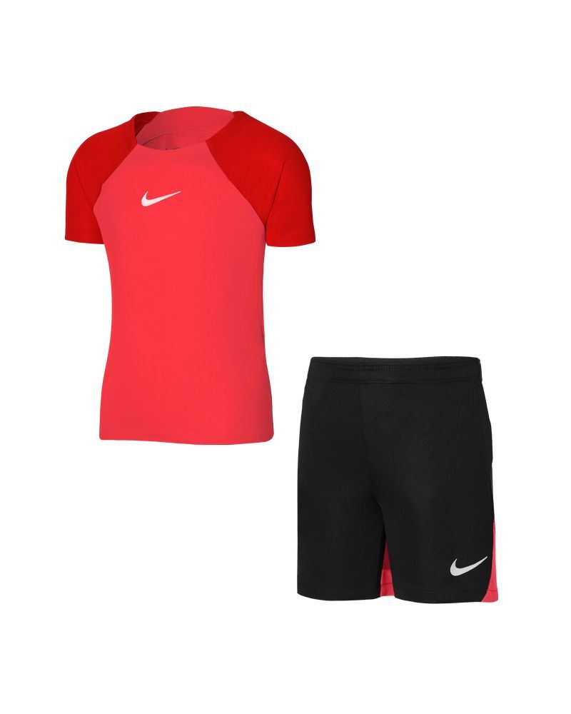 Ensemble maillot et short Nike Academy Pro Rouge Crimson pour enfant