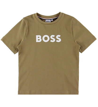Hugo Boss Logo T-Shirt Kids Donkergroen