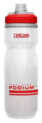 Bidon Isotherme Camelbak Podium Insulated Chill Blanc/Rouge - 620ml