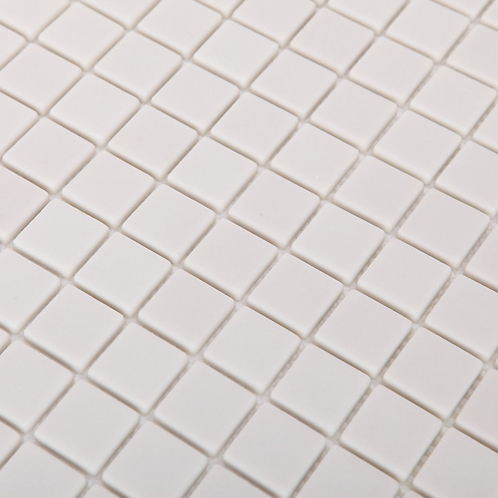 Mosaïque gris chaud 30x30cm Plain carré