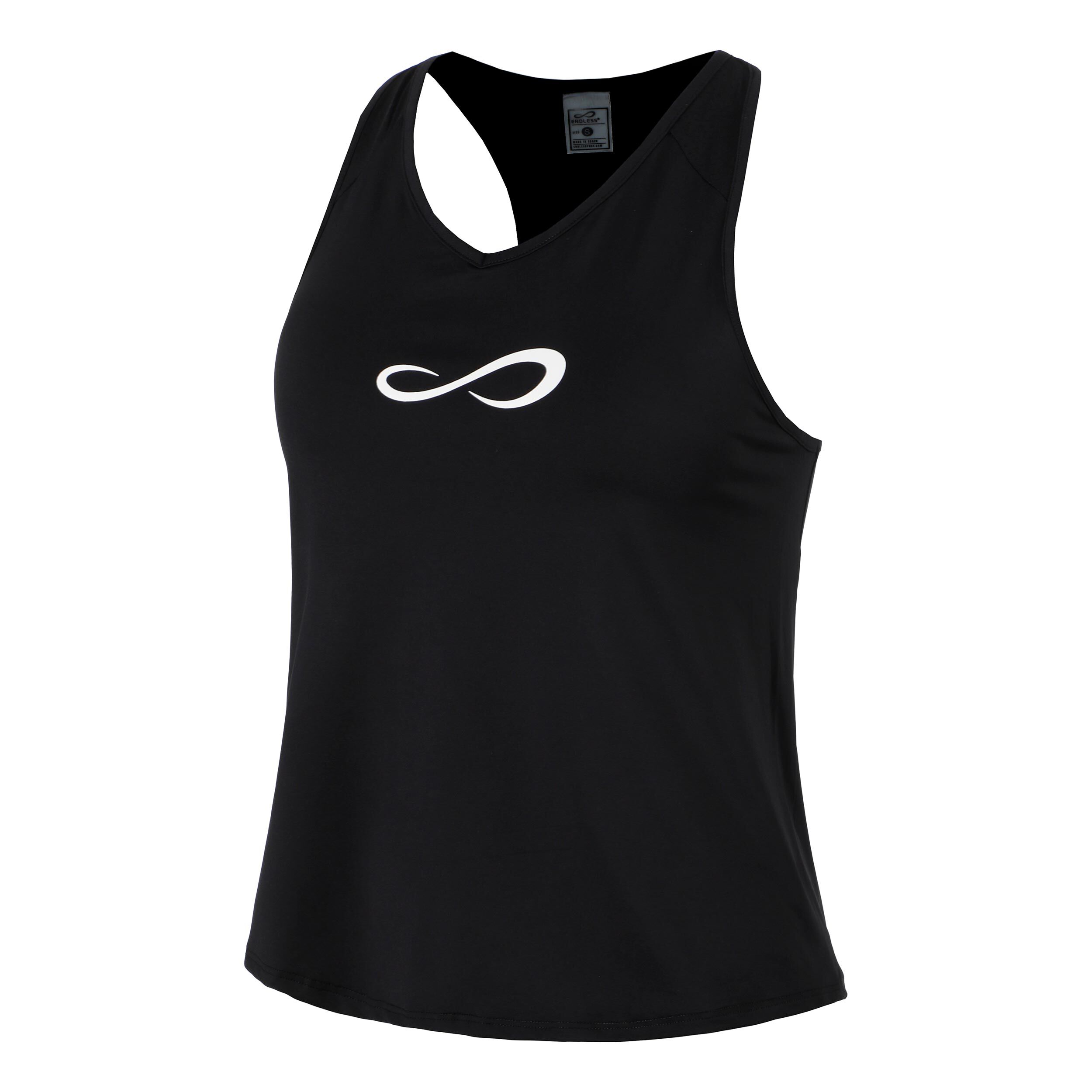Endless Speed V Débardeur Tank Top Femmes - Noir