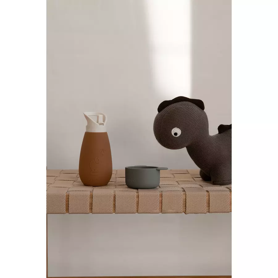 Nuuroo Kindertrinkflasche Pax Silikon Caramel Café 350 ml