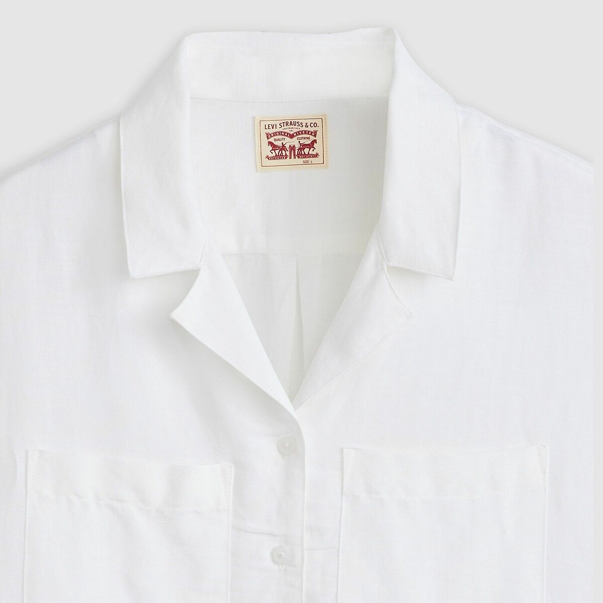 Camisa de manga curta LEVI'S em linho misto