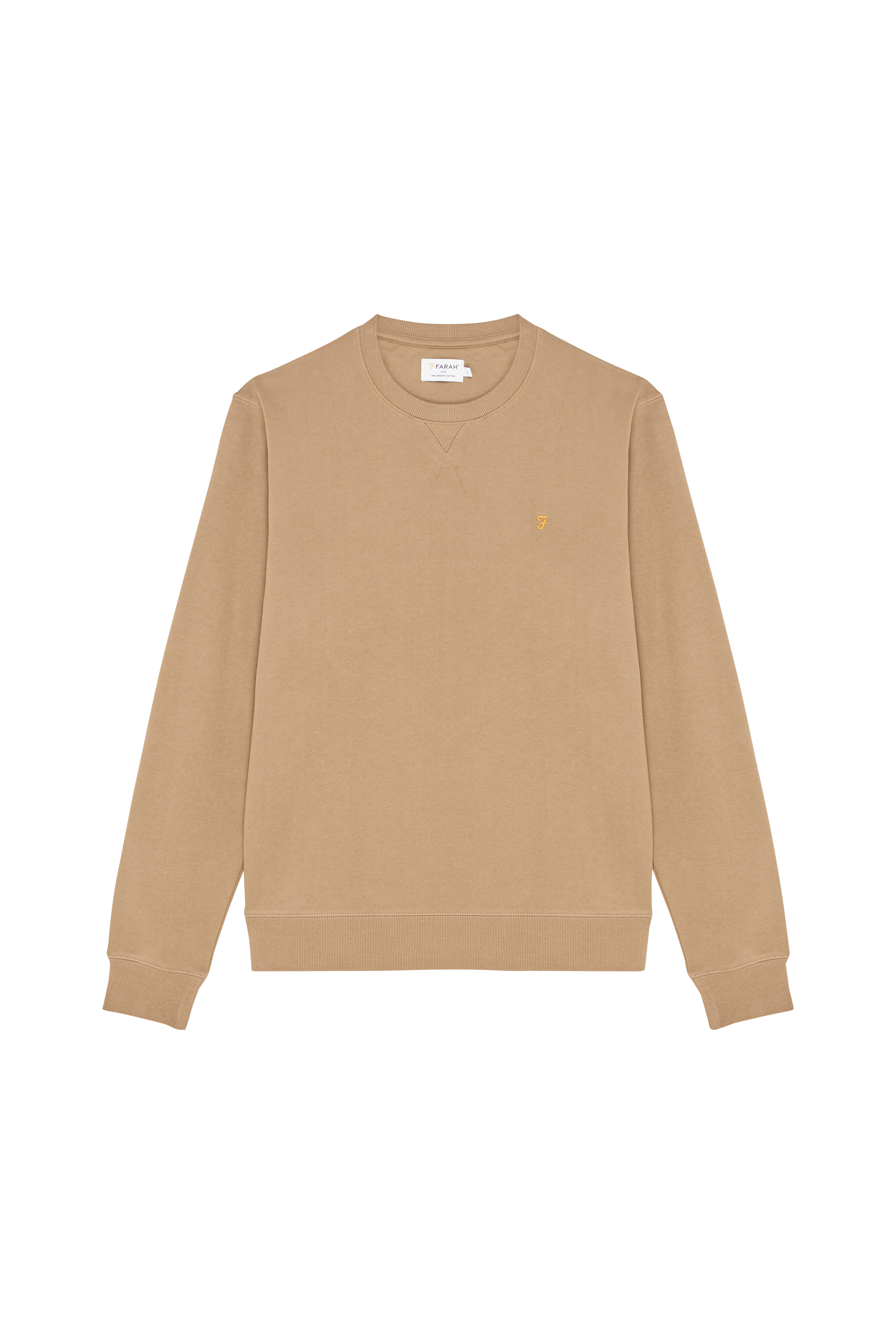 FARAH Sweatshirt  TIM NEW CREW Beige