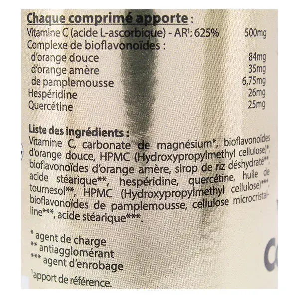 Vit'all+ Complexo de Vitamina C 500 mg, 100 comprimidos sulcados