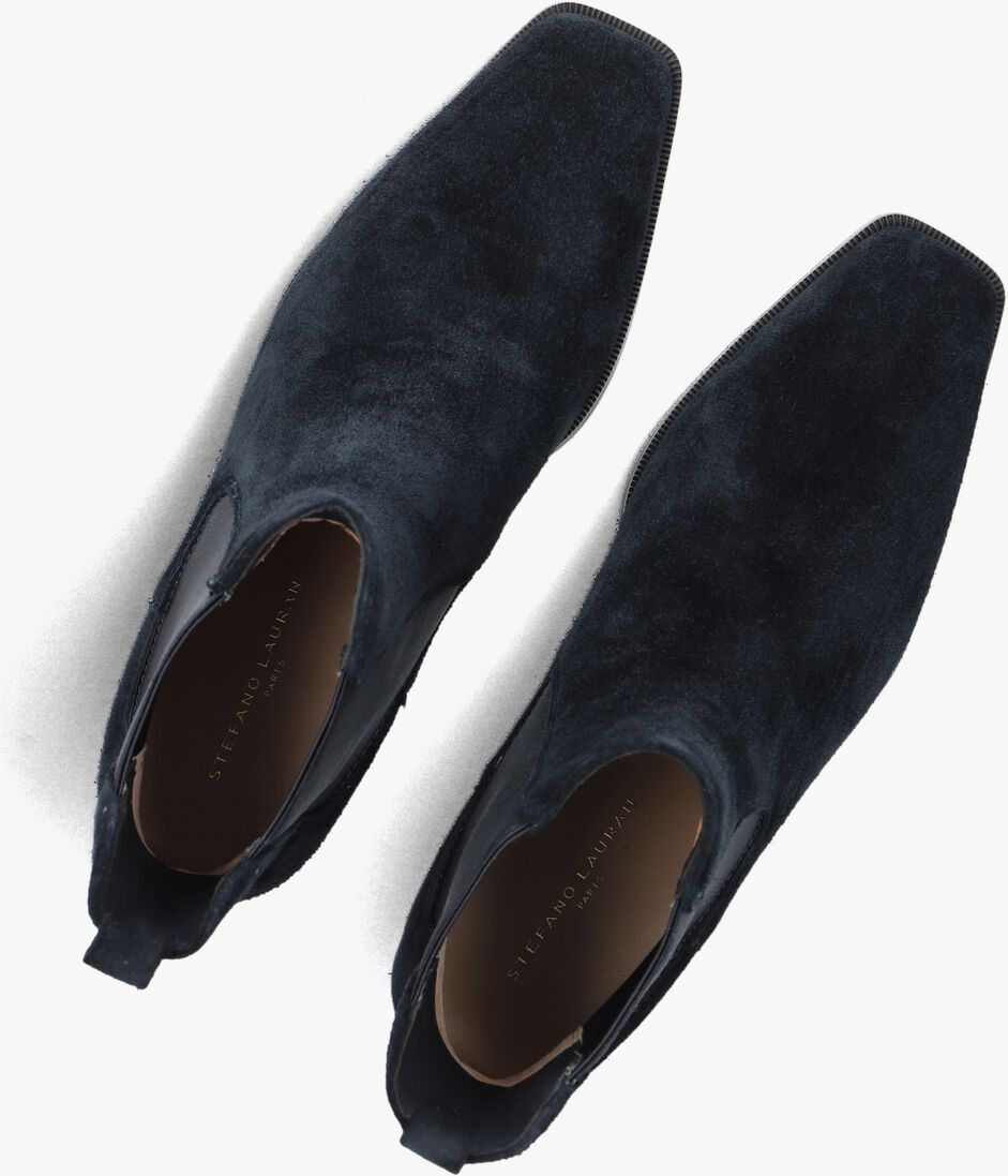 blauwe stefano lauran enkellaarsjes pe2104