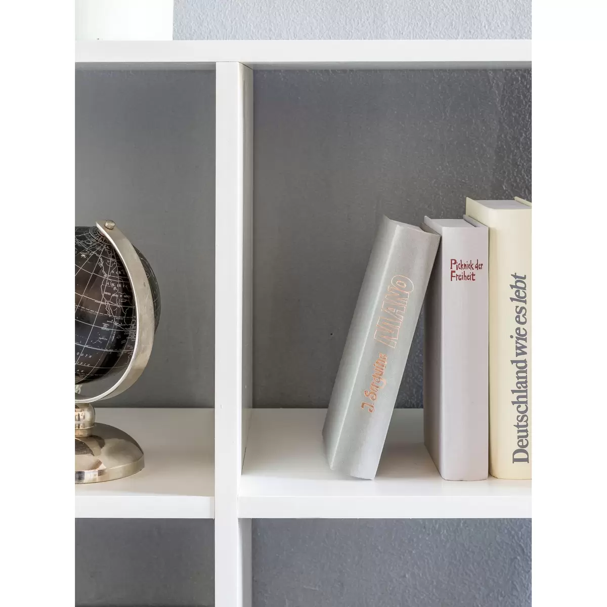 Bücherregal Morlaix schwarz,weiss