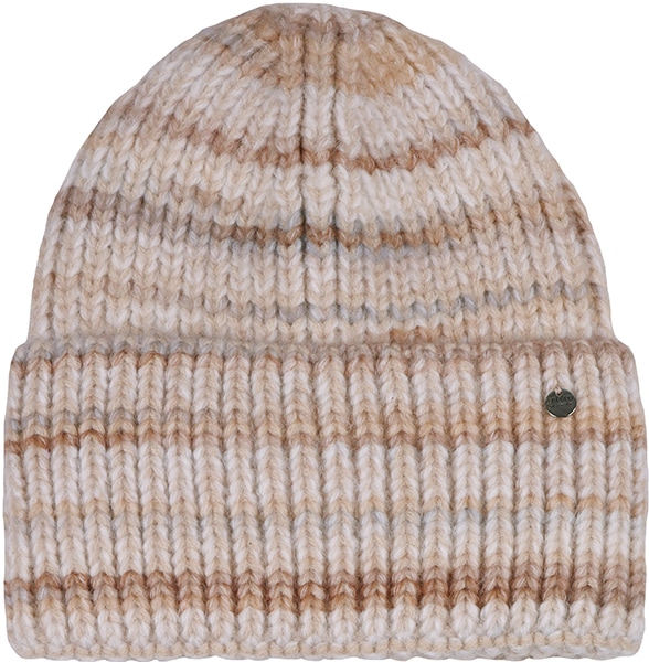 Capelli New York Beanie mit Farbverlauf, Rippstrick, Wollanteil, wärmend