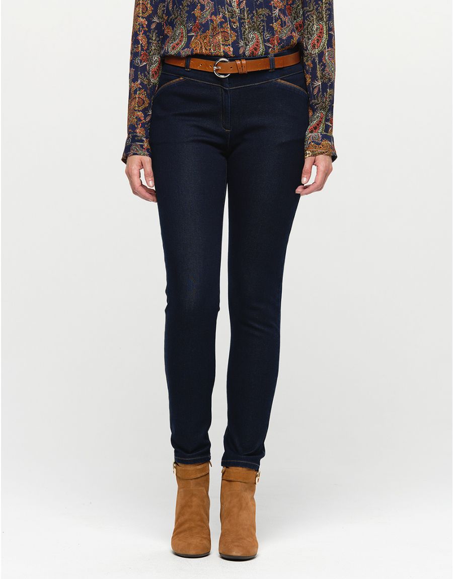 Jean brut bi-stretch 7/8e
