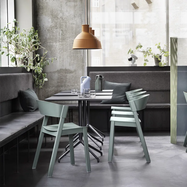 Muuto - Cover Side Chair, dunkelbraun