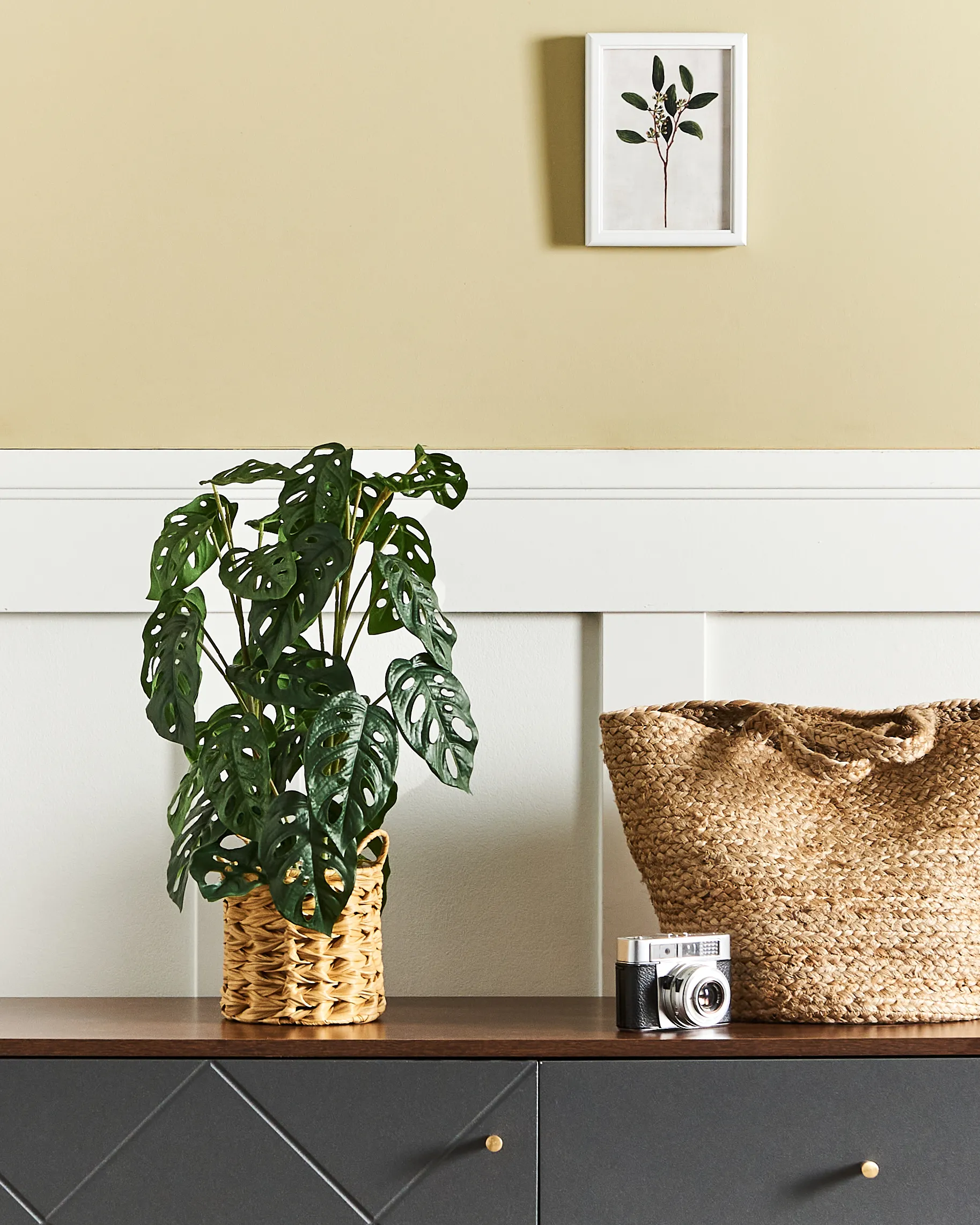 Kunstplant MONSTERA ADANSONII 53 cm Groen