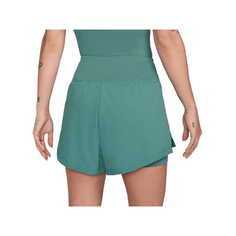 Short de tennis femme Nike Advantage Vert
