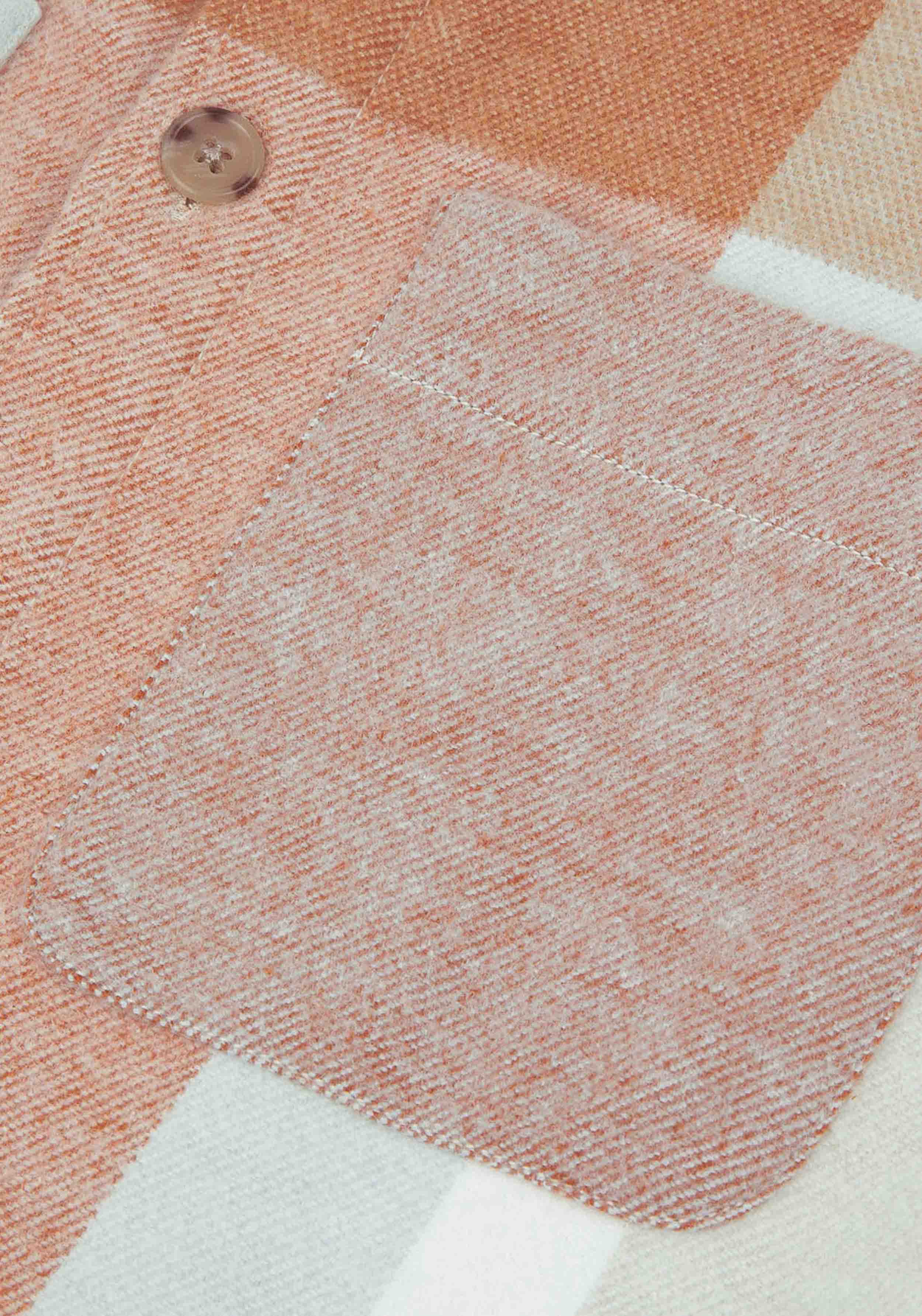 Faguo Hemd Clemont Shirt Woven Ecru/Light Blue
