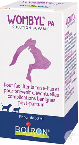 Boiron Wombyl PA Solution Buvable Chien Et Chat Flacon 30ml