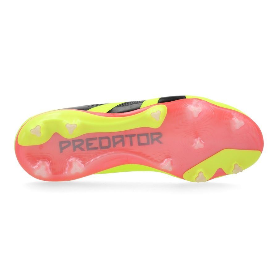 adidas Predator Elite FG Energy Citrus - Jaune/Noir/Rouge Enfant