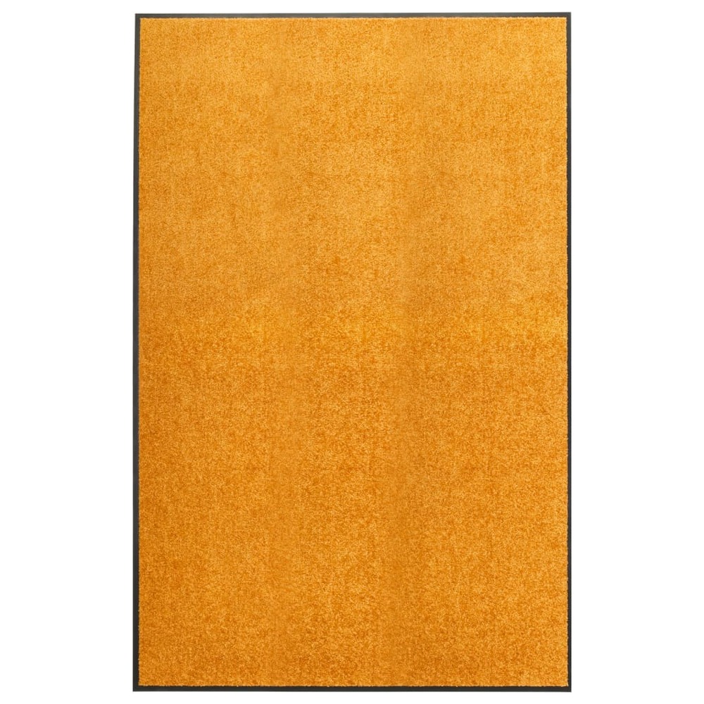 Paillasson lavable orange 120x180 cm