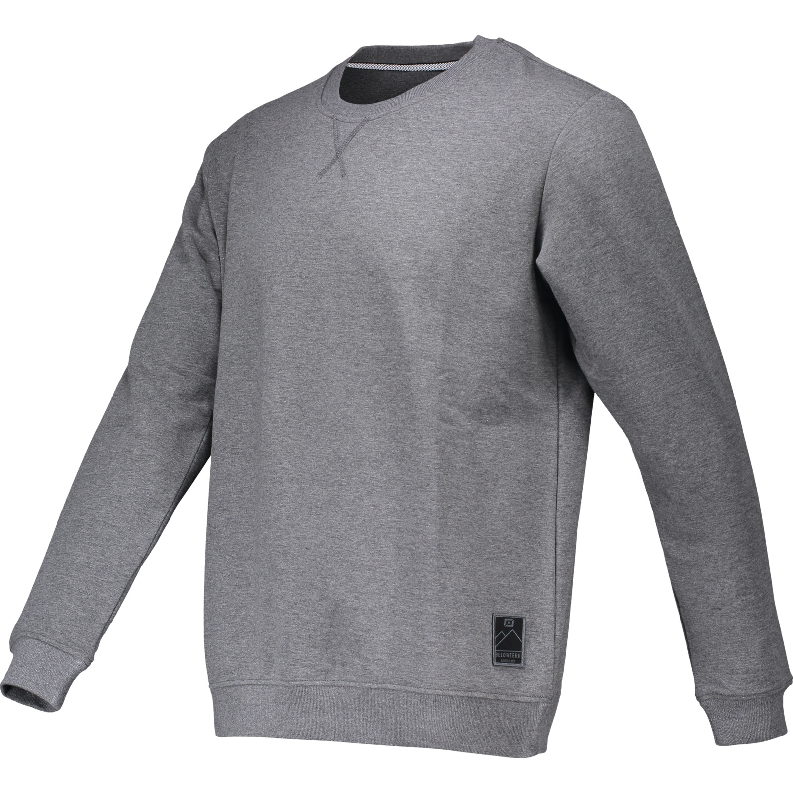 Belowzero Herren-Sweat-Pullover Marco II Crew S, dunkelgrau