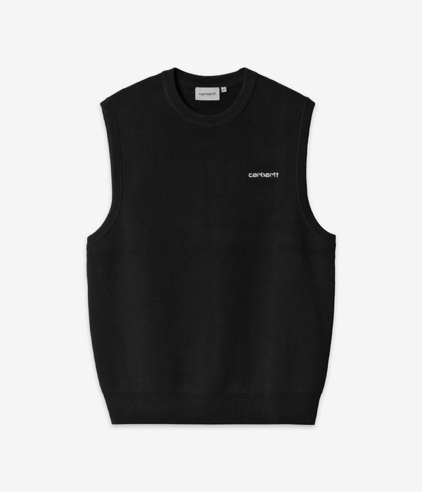 Carhartt WIP Script Weste (gauge black white)