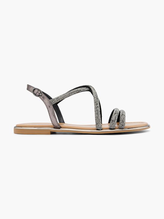 Catwalk Sandale Silber