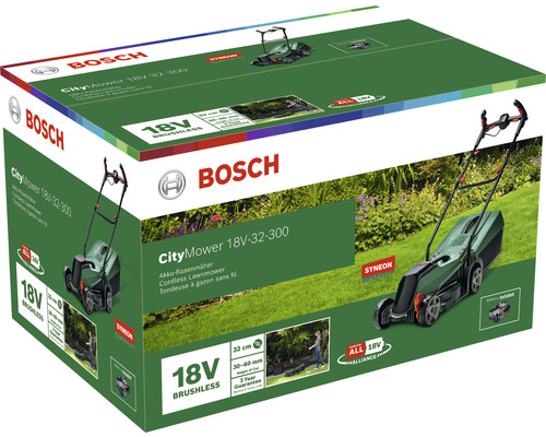 CityMower 18V-32 accu grasmaaier inclusief 4.0 Ah accu en lader
