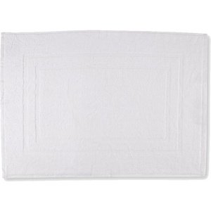 Tapis de bain, 500 x 700 mm, en coton, blanc