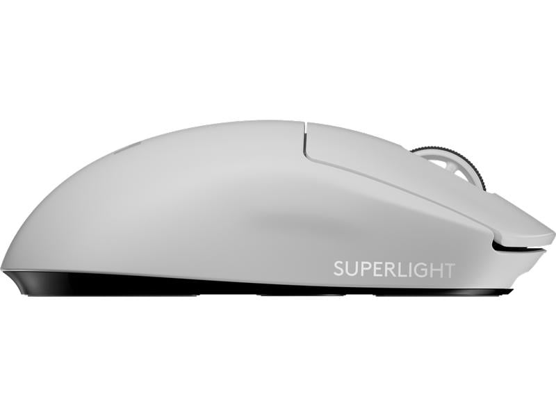 Logitech Gaming-Maus Pro X Superlight Weiss Extrem leichte Gaming-Maus mit leistungsvoller Performance