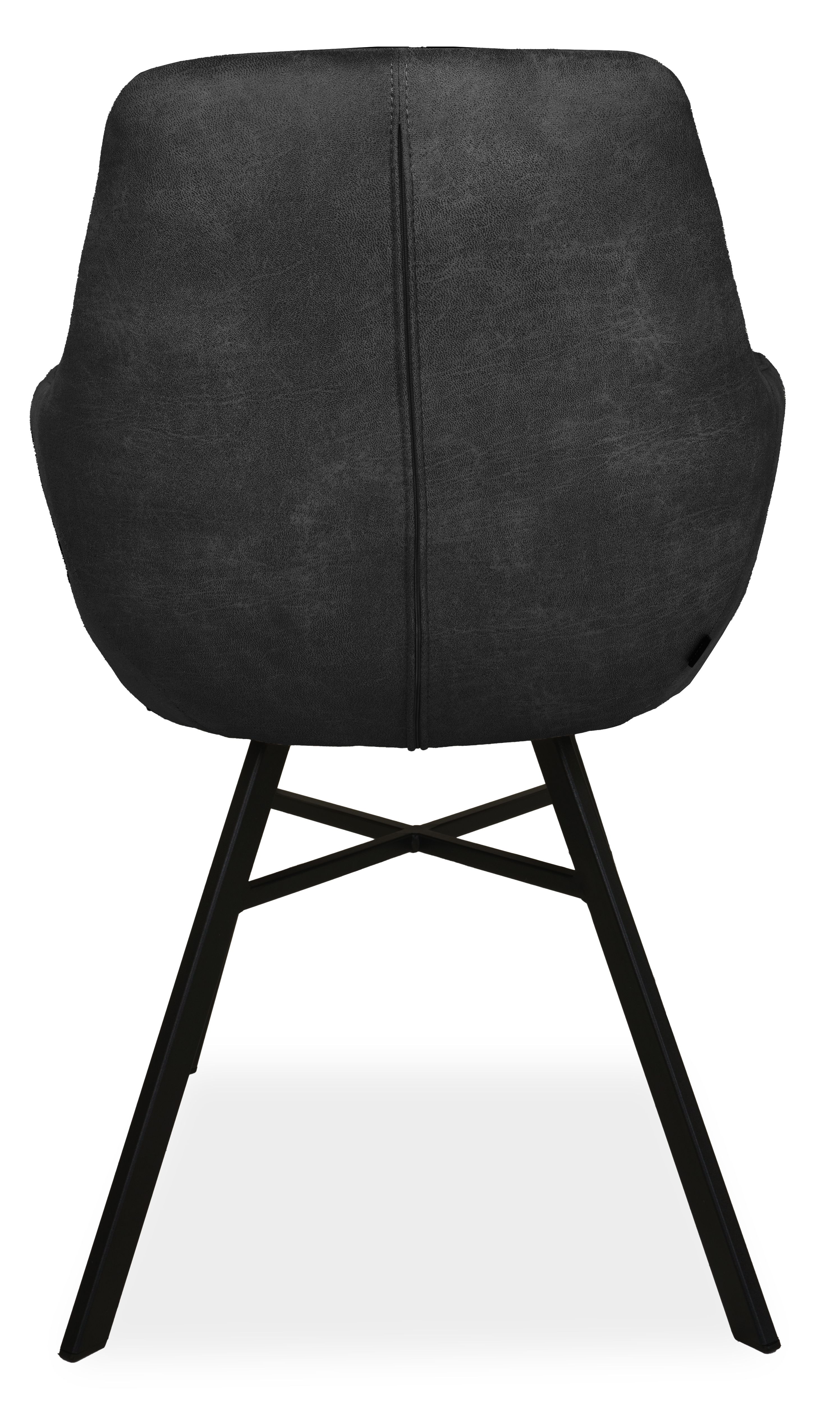 Eetkamerstoel antraciet  Susa B58 x D63 x H85 cm