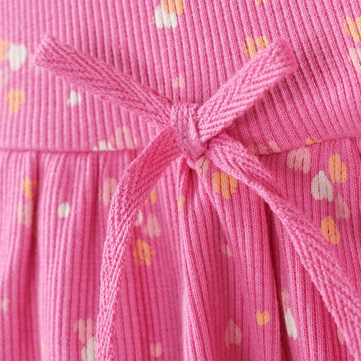 Topolino Mädchen Kleid mit Herzchen-Allover pink