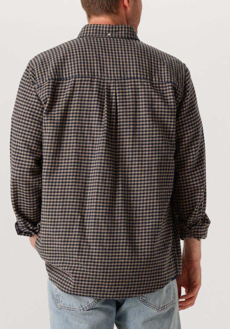 bruine forét casual overhemd creek flannel shirt