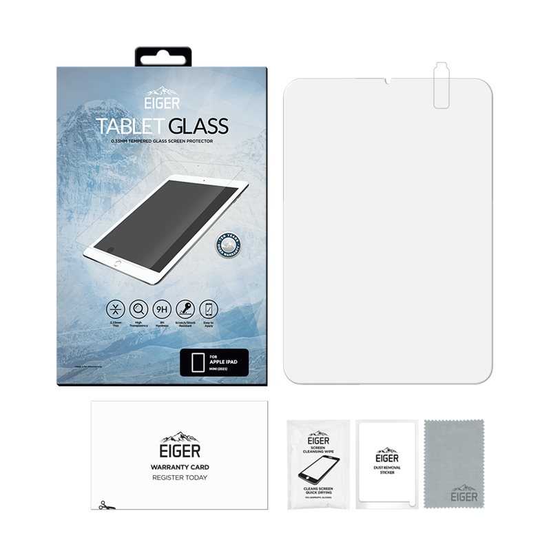 iPad Mini 7 (2024) / Mini 6 (2021) 2.5D Panzer Glas Displayschutz Case Friendly (EGSP00730)