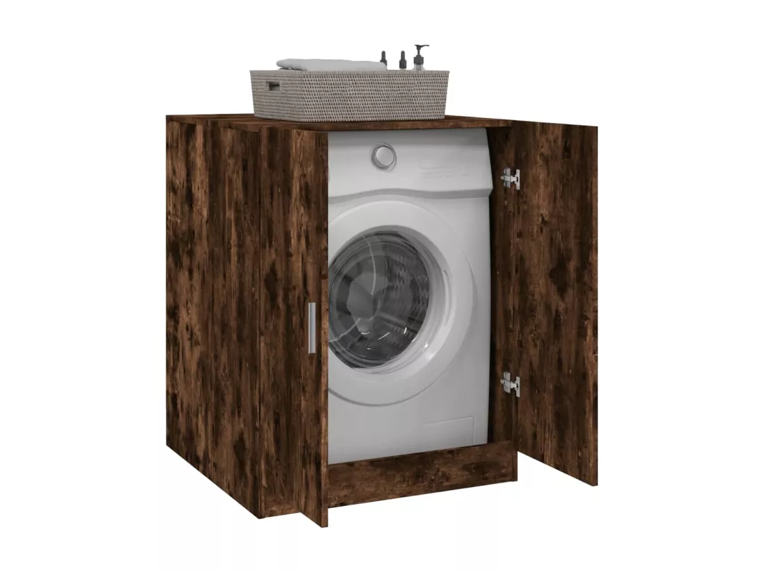 Meuble pour machine à laver Chêne fumé 71x71,5x91,5 cm
