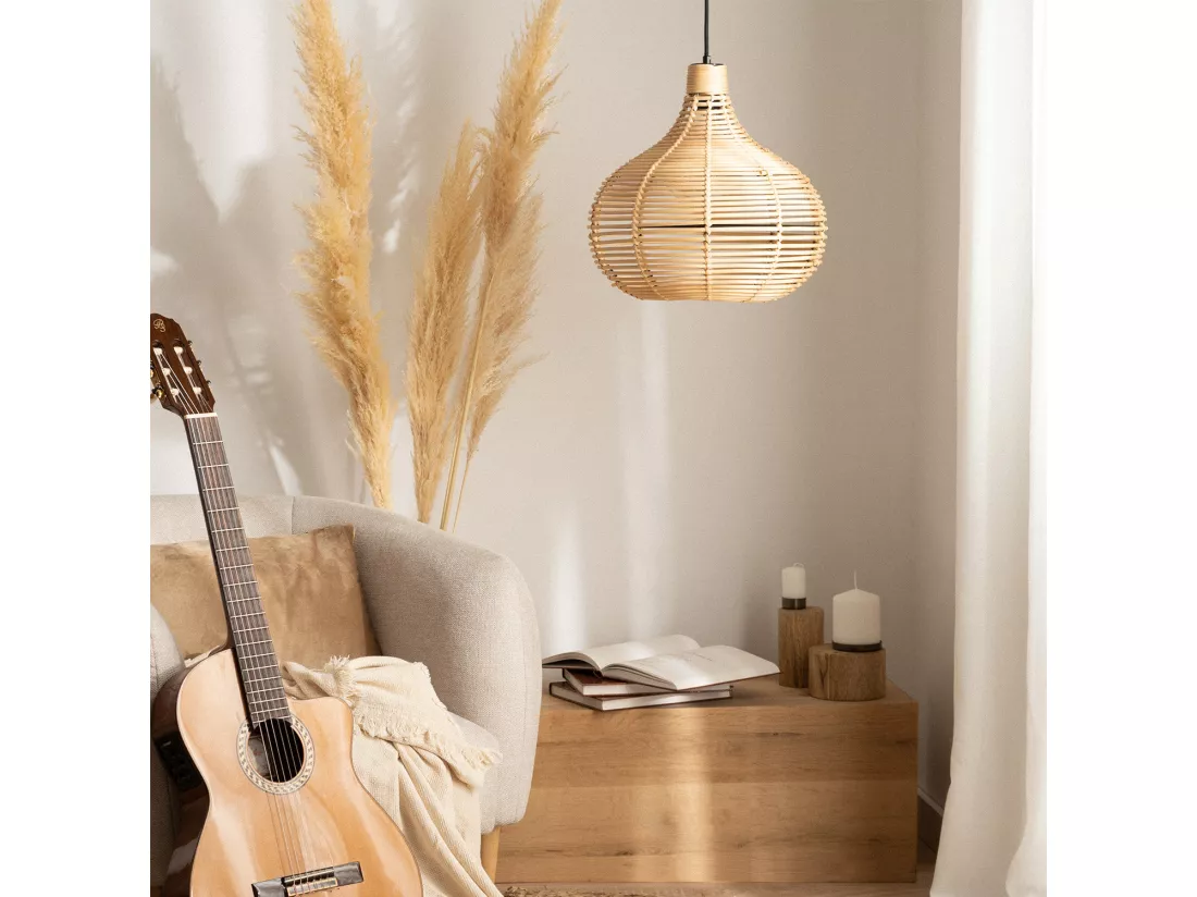Suspension Bambou Yantai Naturel