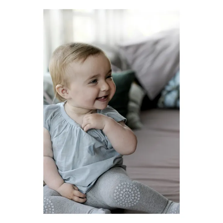 GOBABYGO Collants Anti-Dérapants | Gris