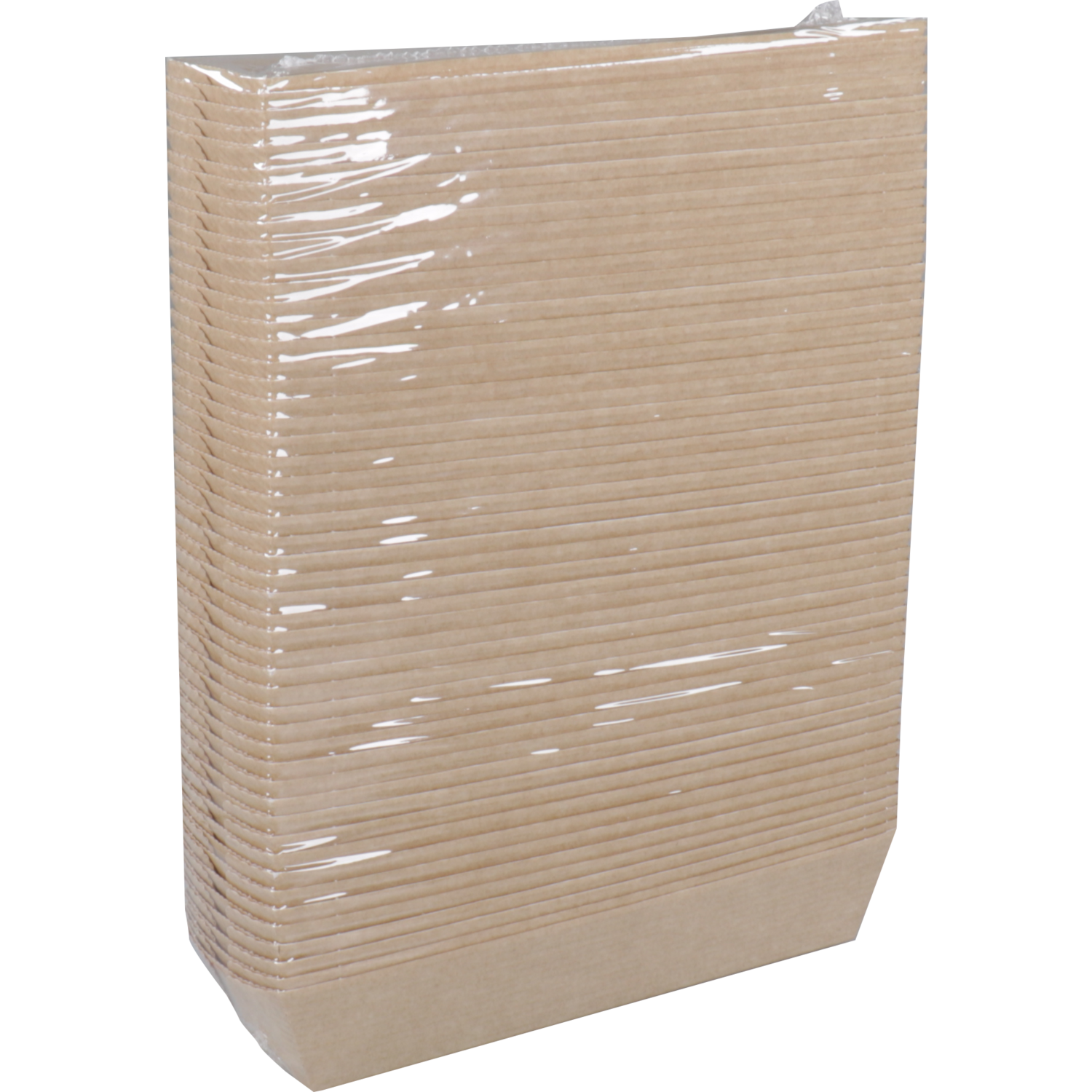 Depa Bak, Ersatzpapier, A16, Golfpapieren snacklijn, snackbak, 168x40x33mm, bruin