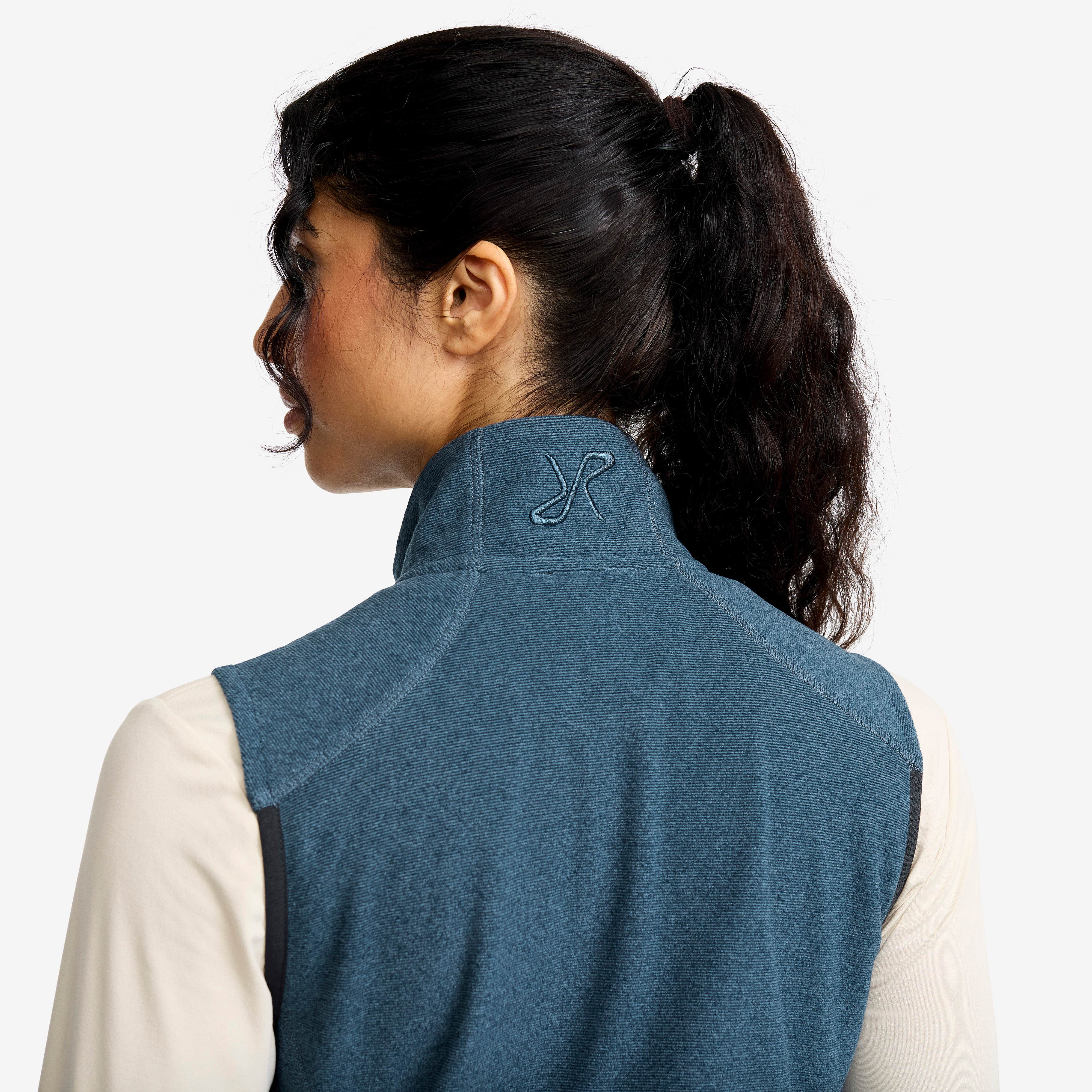 Essential Fleece Vest Dame Moonlit Ocean