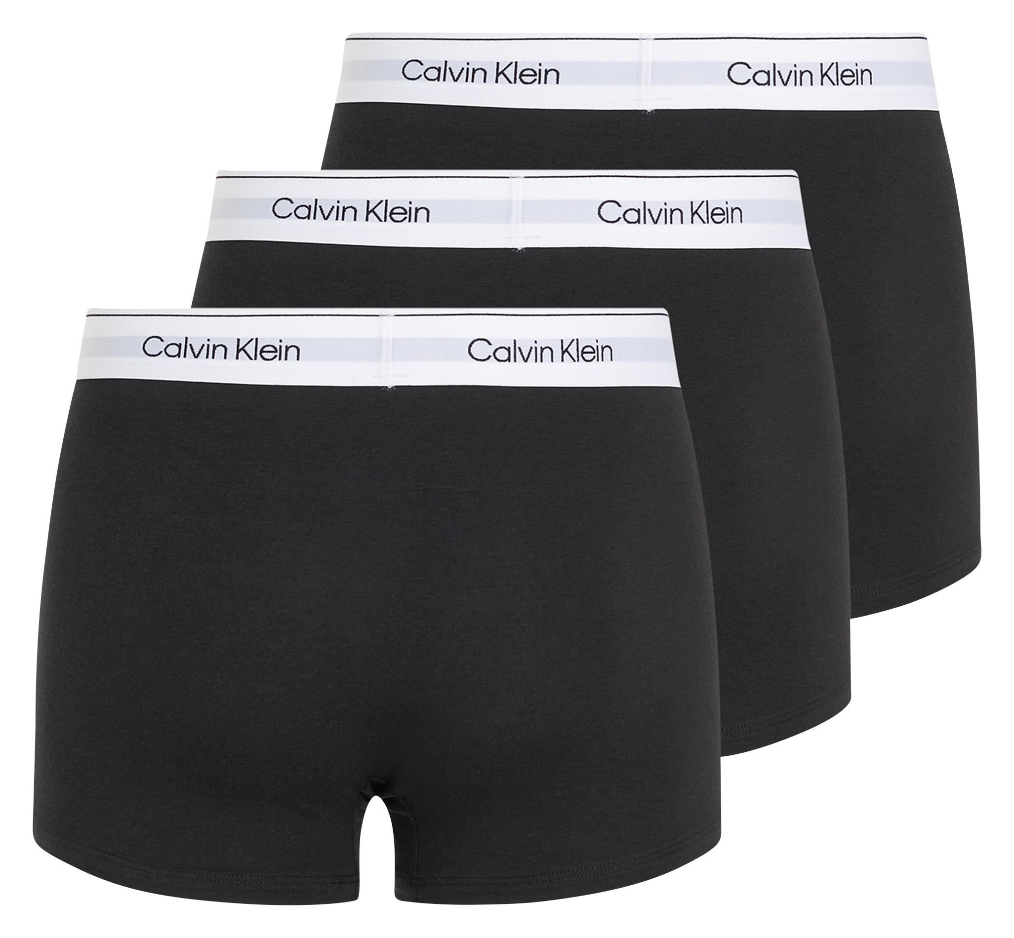 Lot de trois caleçons en coton mélangé | Noir