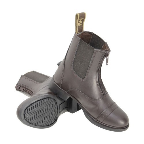 Botas marrons de couro sintético para adultos