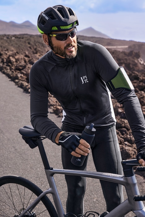 JAY-PI Fahrrad-Trikotjacke, Bikewear, Stehkragen, Langarm