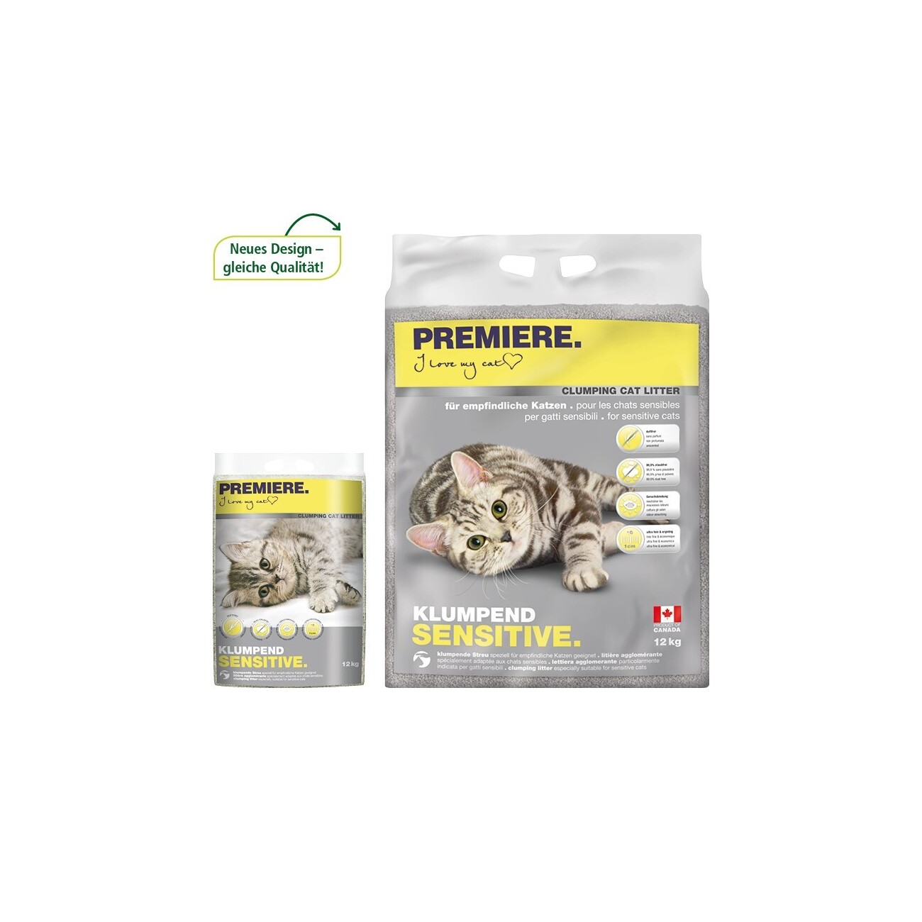 PREMIERE Sensitive Klumpstreu 12 kg