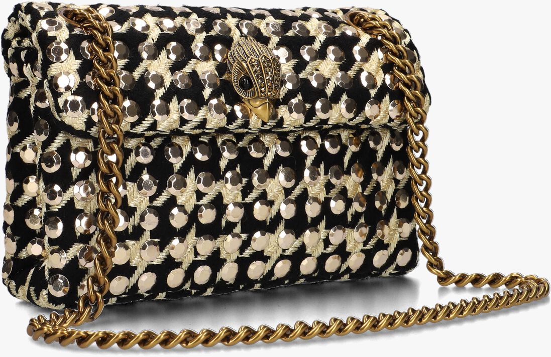 KURT GEIGER LONDON zwarte kurt geiger london schoudertas mini kensington studs