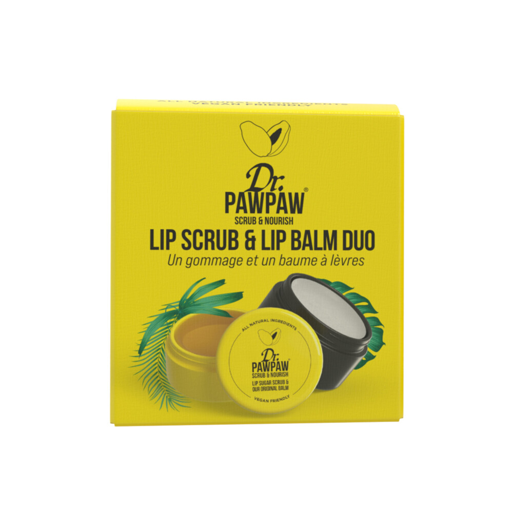 Dr Pawpaw Lip Scrub & Balm Duo 16 gr