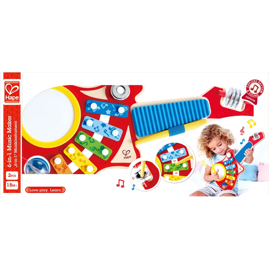 Hape 6-in-1 Musikinstrument
