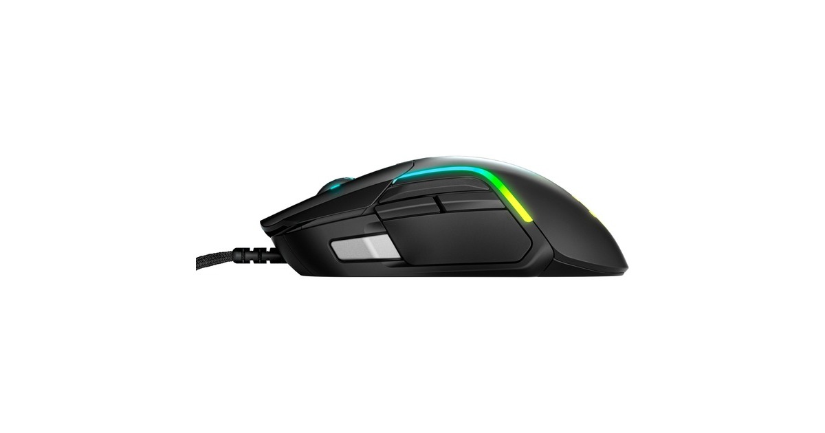 SteelSeriesRival 5 gaming muis  (Zwart, RGB leds)