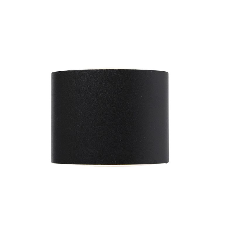 Moderne buitenwandlamp zwart incl. LED IP44 - Ovum