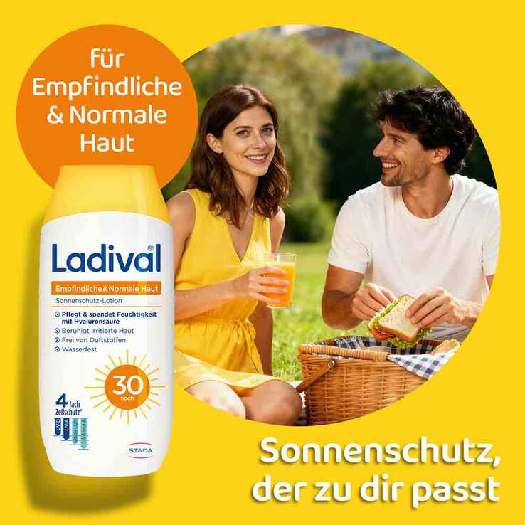 Ladival empfindliche + normale Haut Lotion LSF 30, 200 ml