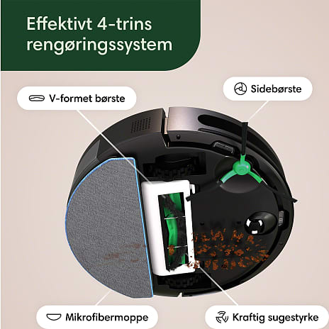 Roomba combo 2 essential robotstøvsuger - sort