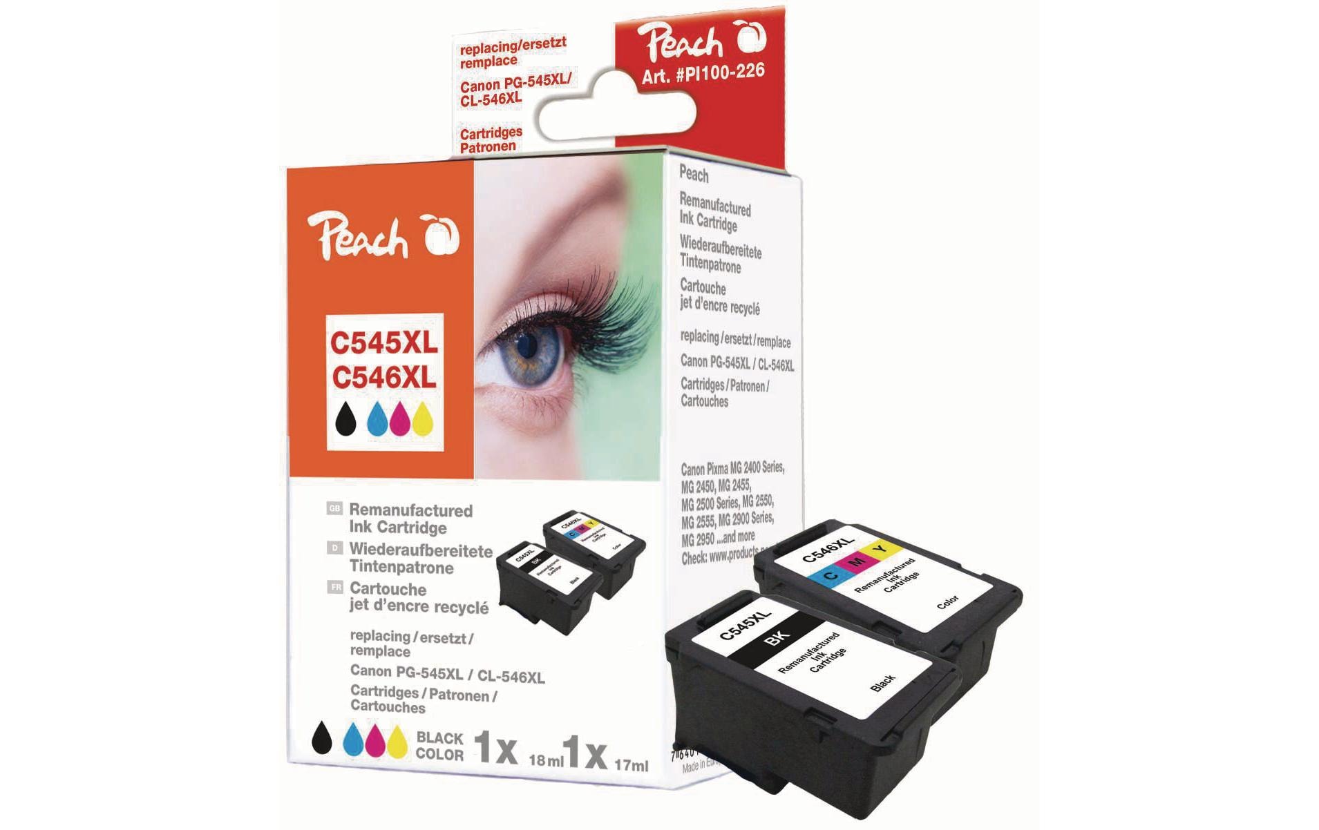 Tintenset Canon PG-545XL / CL-546XL BK, C, M, YTinte, Black, Color