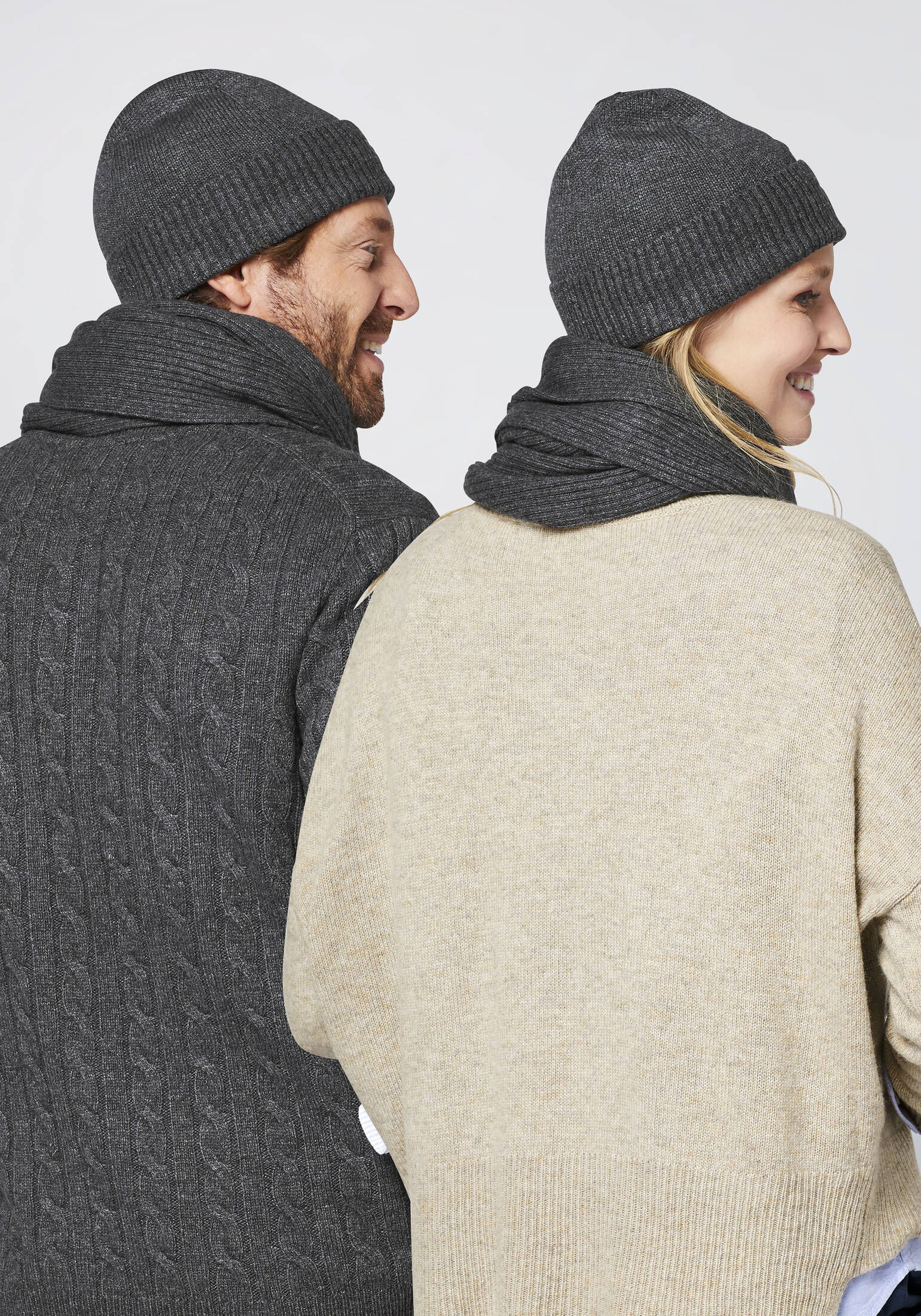 Polo Sylt| Schal mit Rippstruktur und Label-Stickerei