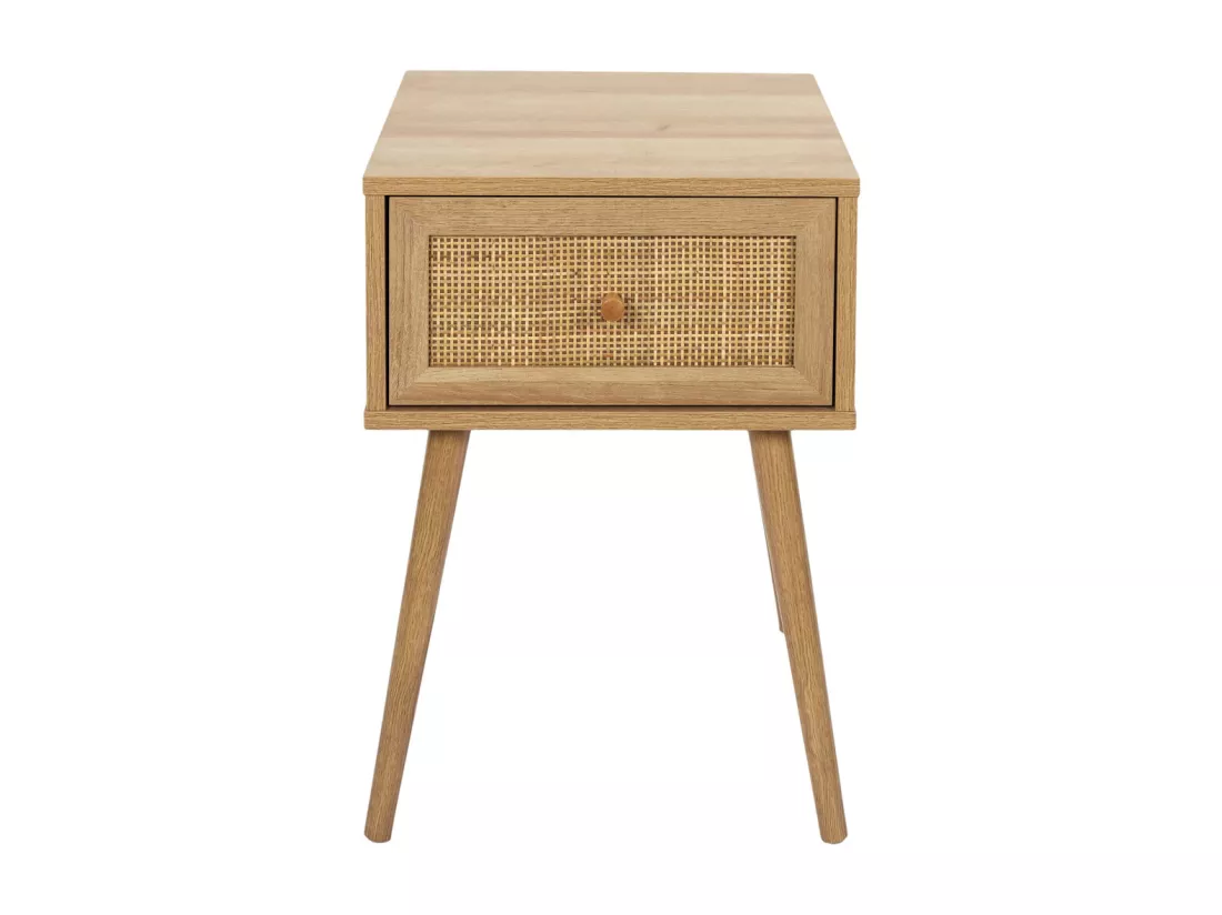 Chevet en bois 1 tiroir Bali (Lot de 2)