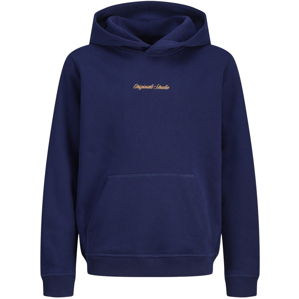 Køb Jack & Jones Junior Ocean Cavern Jornorrebro Emb Sweat Hætte Noos Jnr